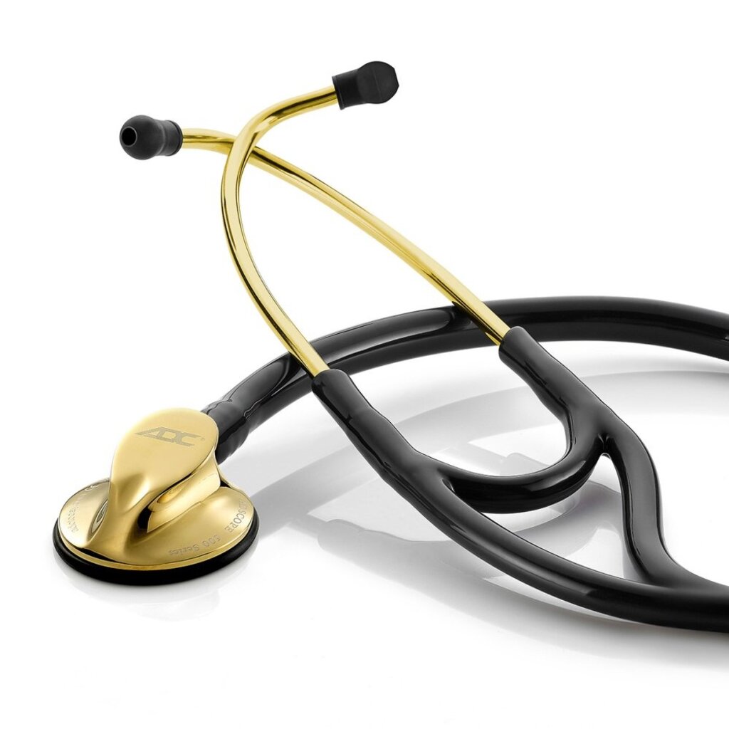 ADC Adscope® 600 Cardiology Stethoscope Gold Plated