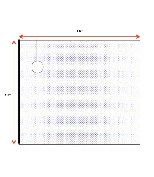 SorbX™  Angiography Shield 30 x 40cm