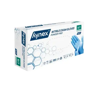 Hynex nitrile powder-free blue 3.5 grams 1 x 100 pieces