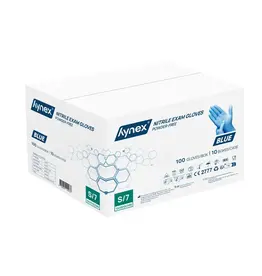 Hynex nitrile sans poudre bleu 3,5 grammes 10 x 100 pièces