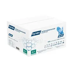 Hynex  nitril poedervrij blauw 3.5 gram 20 x 100 stuks