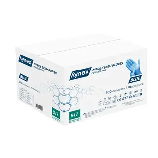 Hynex nitrile powder-free blue 3.5 grams 30 x 100 pieces