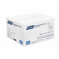 Hynex  nitril poedervrij wit 3.5 gram 1 x 100 stuks