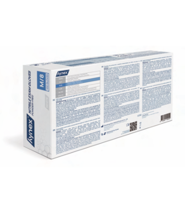 Hynex  nitril poedervrij wit 3.5 gram 30 x 100 stuks