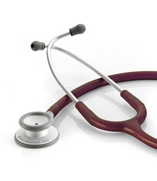 Adctoday Adscope® 619 Clinician Ultra Lightweight Stethoscope Burgundy