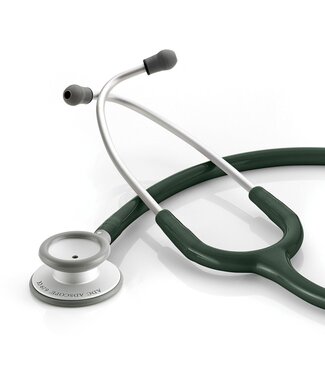 Adctoday Adscope® 619 Clinician Ultra Lightweight Stethoscope Dark Green