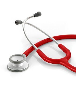 Adctoday Adscope® 619 Clinician Ultra Lightweight Stethoscope Red