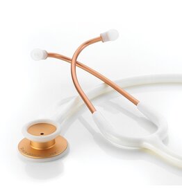 ADC Adscope® 619 Clinician Ultra Lightweight Stethoscope Rose Gold/White