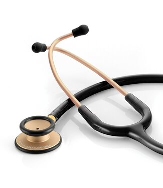 Adctoday Adscope® 619 Clinician Ultra Lightweight Stethoscope Champagne/Black
