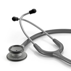 ADC Adscope® 619 Clinician Ultra Lightweight Stethoscoop Smoke/Metallic Gray