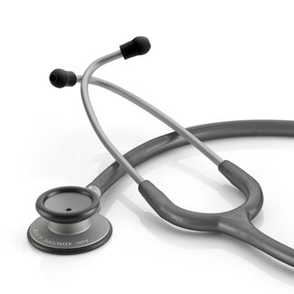 ADC Adscope® 619 Clinician Ultra Lightweight Stethoscoop Smoke/Metallic Gray