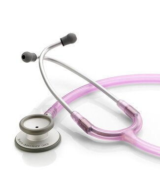 Adctoday Adscope® 619 Clinician Ultra Lightweight Stethoscope Rose Quartz