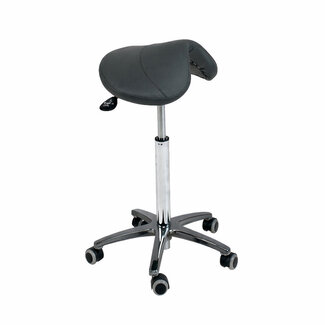 Ecopostural PONY zadelkruk met verchroomd onderstel (S3630) Antraciet Promo