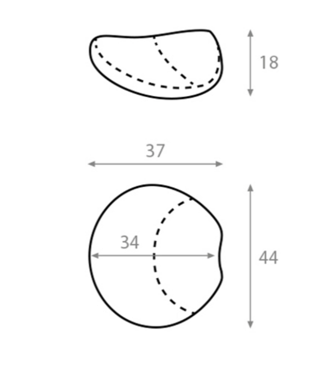 PONY zadelkruk met verchroomd onderstel (S3630) Antraciet Promo