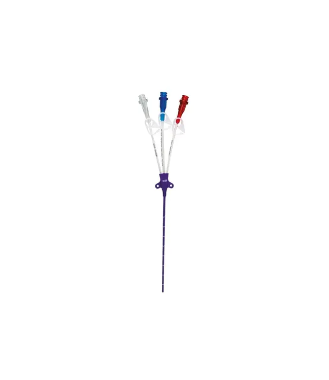 PICC CT Compatible  55cm Triple Lumen Kit Over Dilator  10 pieces