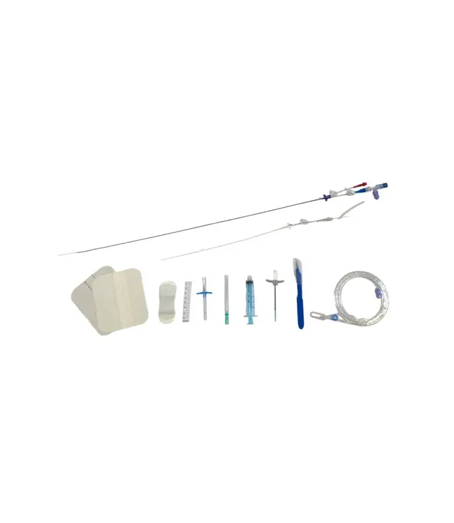 PICC CT Compatible  55cm Triple Lumen Kit Over Dilator  10 pieces