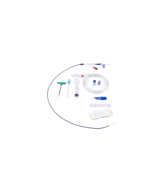 Kimal PICC CT Compatible  55cm Triple Lumen Kit Over Dilator  10 pieces