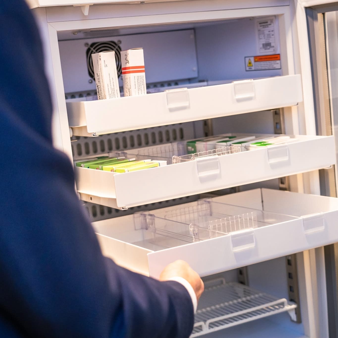 Medicine refrigerators, in all sizes and designs