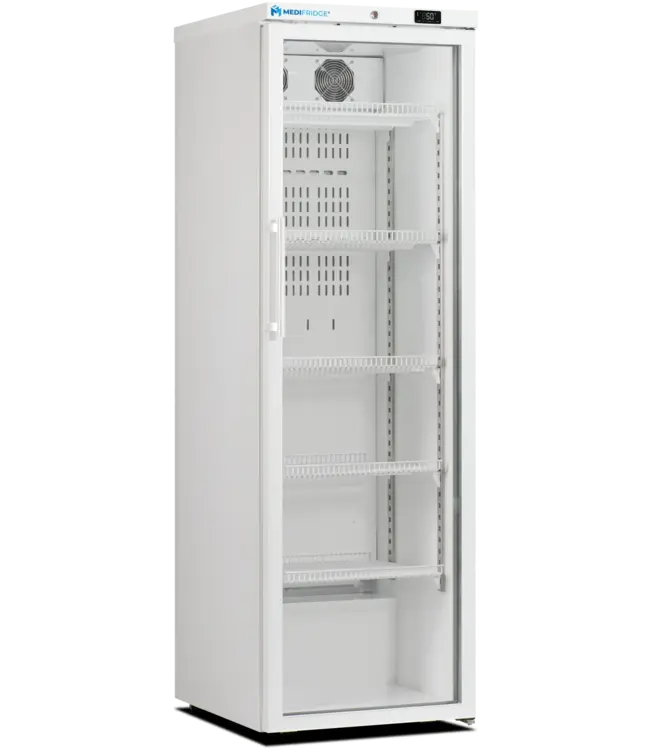 MF450L-GD medicijnkoelkast glasdeur met DIN 58345 / 1327