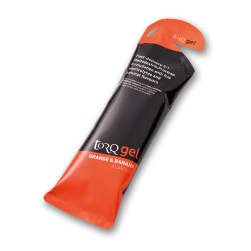 TORQ Torq Orange Banana Energie Gel 45gr. TORQ Torq Orange Banana Energie Gel 45gr.