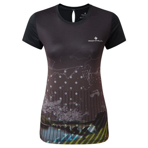 RONHILL Ronhill T-shirt Revive s/s tee dames 005434-00681 RONHILL Ronhill T-shirt Revive s/s tee dames 005434-00681