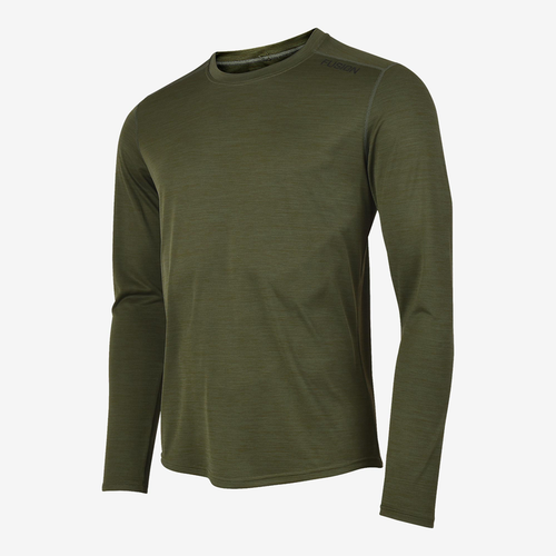 FUSION Fusion Runningshirt Heren C3 LS 0282 Groen FUSION Fusion Runningshirt Heren C3 LS 0282 Groen