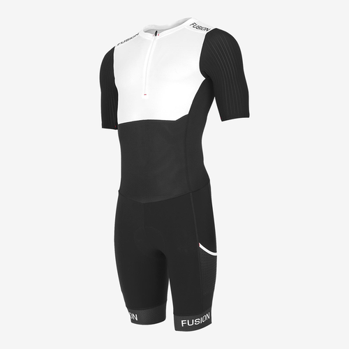 FUSION Fusion SLI speedsuit 0233 White/Black FUSION Fusion SLI speedsuit 0233 White/Black