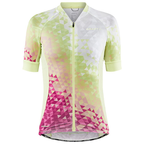 CRAFT Craft ADV endur graphic jersey fietsshirt dames km 1910554-007541 multi-giallo CRAFT Craft ADV endur graphic jersey fietsshirt dames km 1910554-007541 multi-giallo