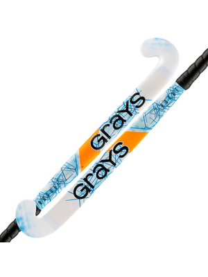 GRAYS Grays stick JR Rogue Ultra Bow Wit/blauw