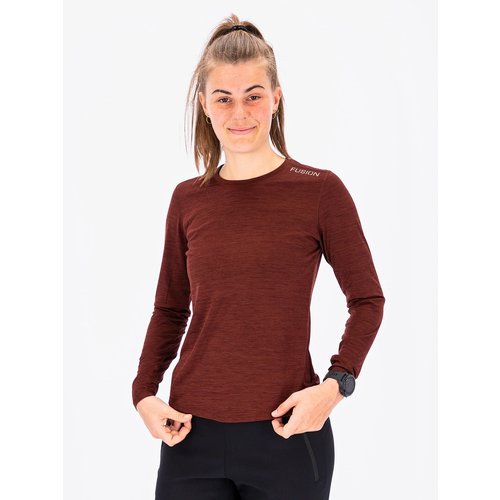 FUSION Fusion C3 LS Shirt Dames 0283 Choko FUSION Fusion C3 LS Shirt Dames 0283 Choko
