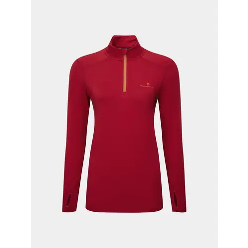 RONHILL Ronhill T-shirt lm core thermal 1/2 zip dames 007098-1048 RONHILL Ronhill T-shirt lm core thermal 1/2 zip dames 007098-1048