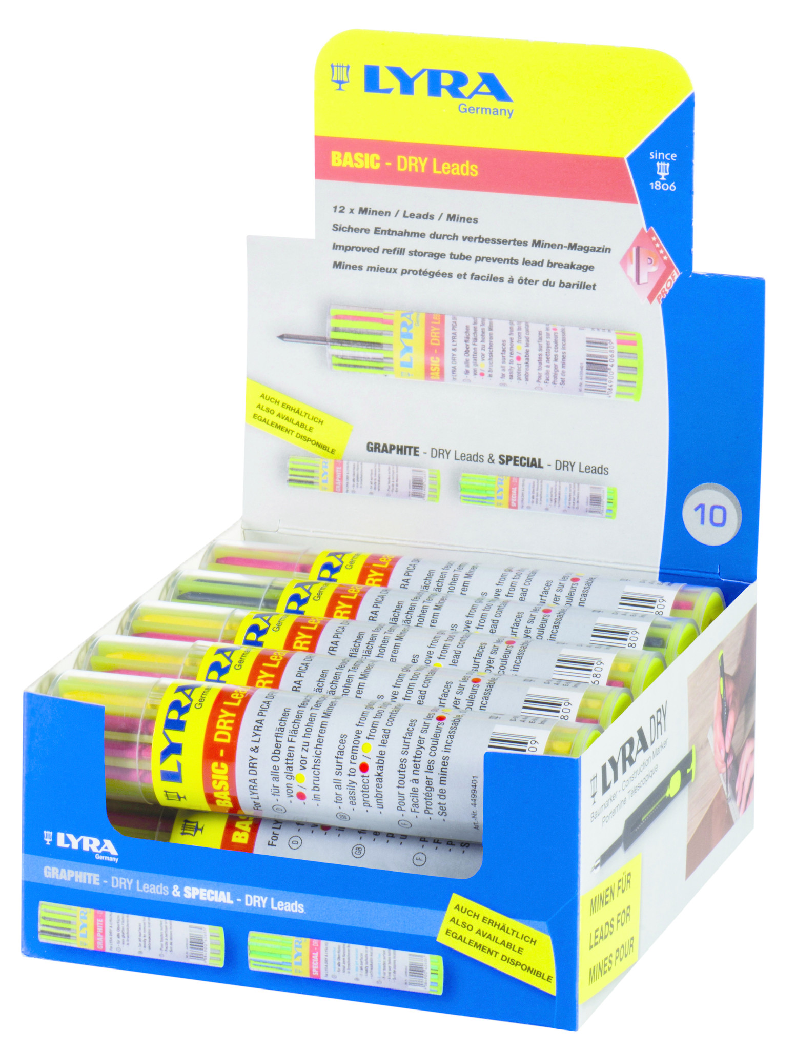 LYRA DRY stiftjes assorti, 12 st.