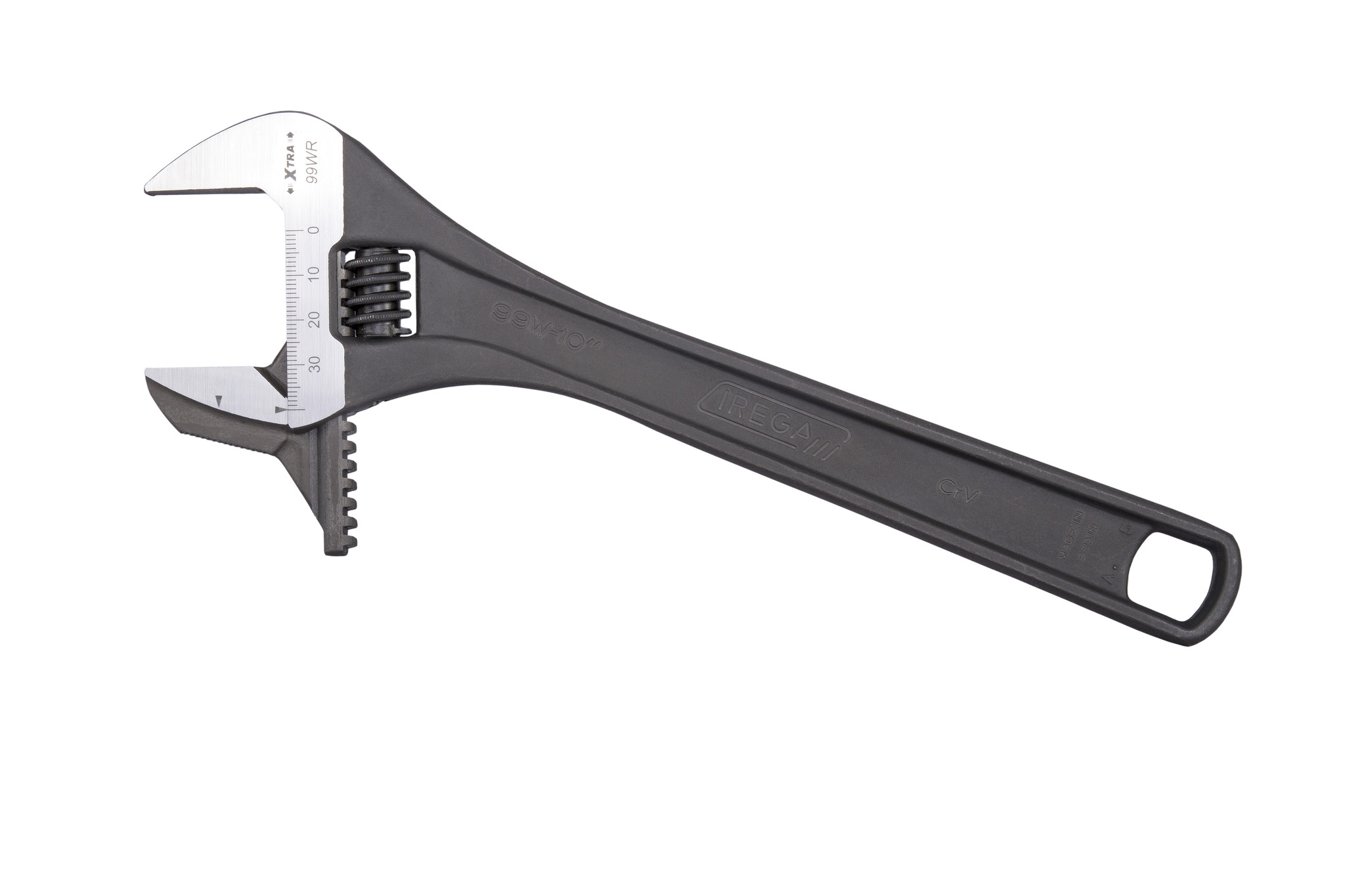 Moer-/pijpsleutel 99 zw.Ldr.10"bek 40 SB