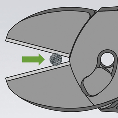 Kracht-Zijsnijtang Twinforce 180 mm