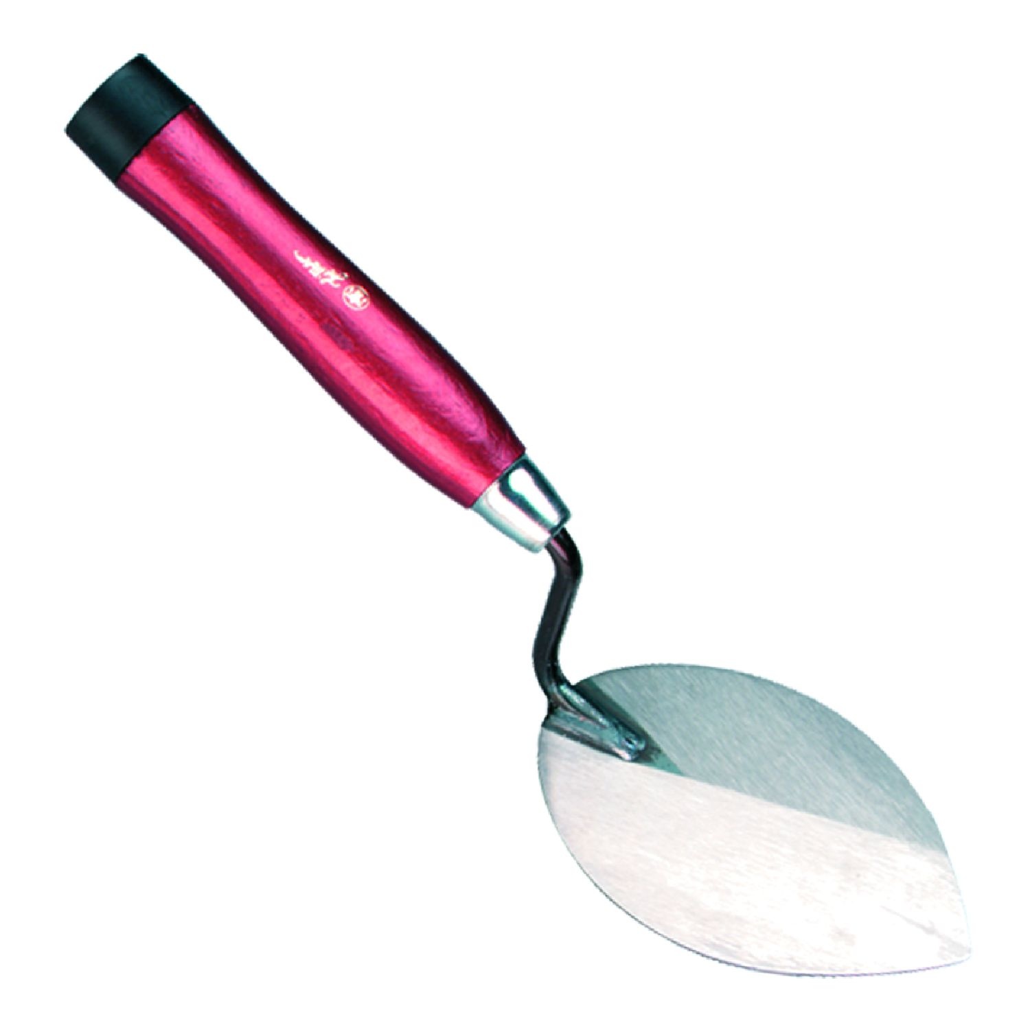 Tegeltroffel spits, houten greep met dop