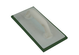 Schuurbord kunst., groen rubber 280x140