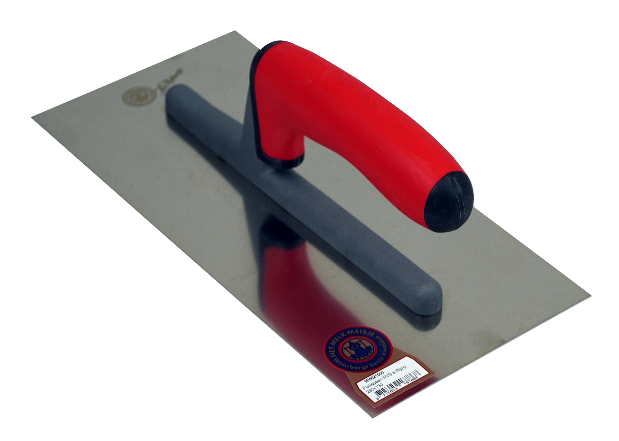 Plakspaan RVS softgrip 280x130