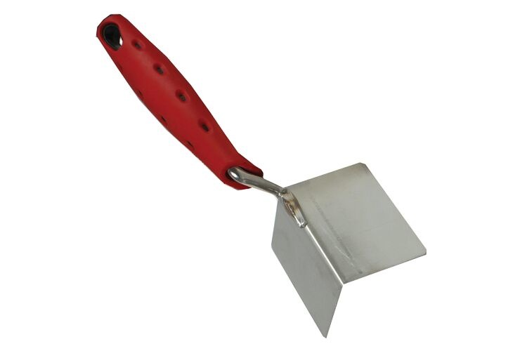 Hoektroffel buiten RVS 90gr 2K-softgrip