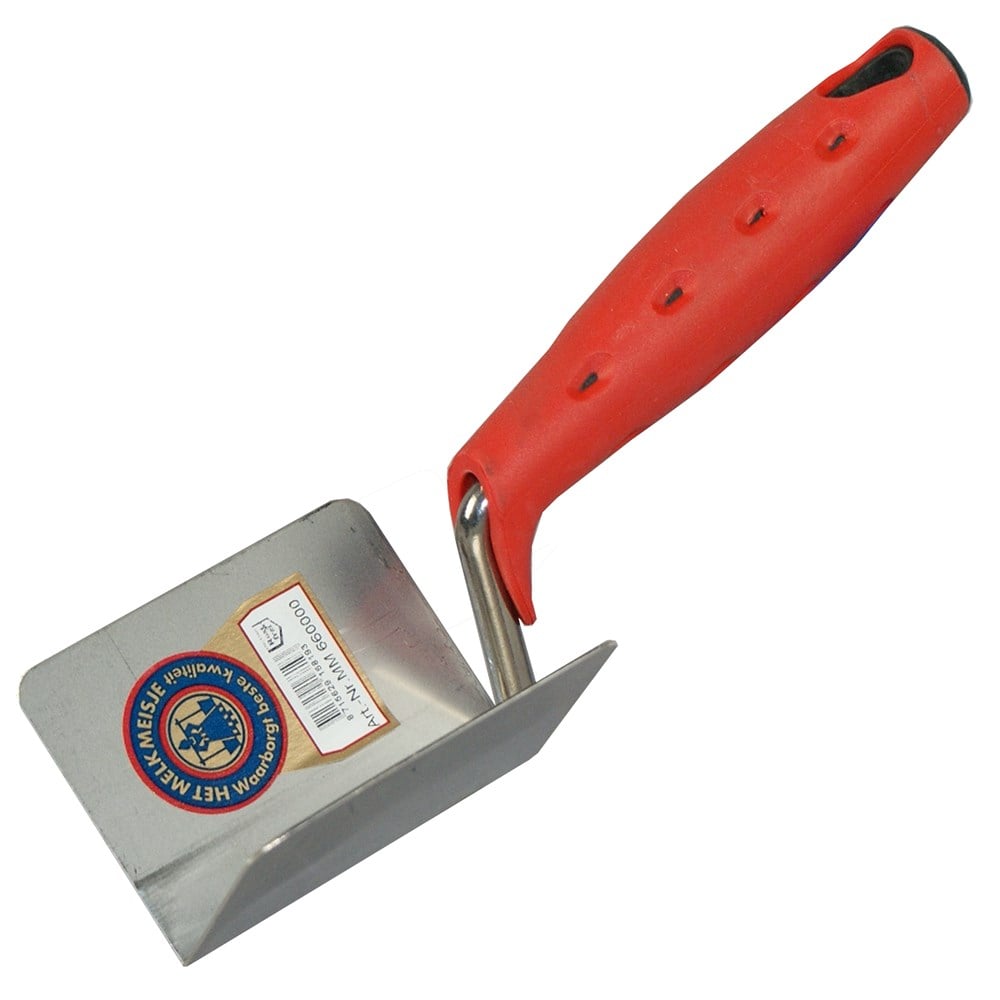 Hoektroffel binnen RVS 90gr 2K-softgrip