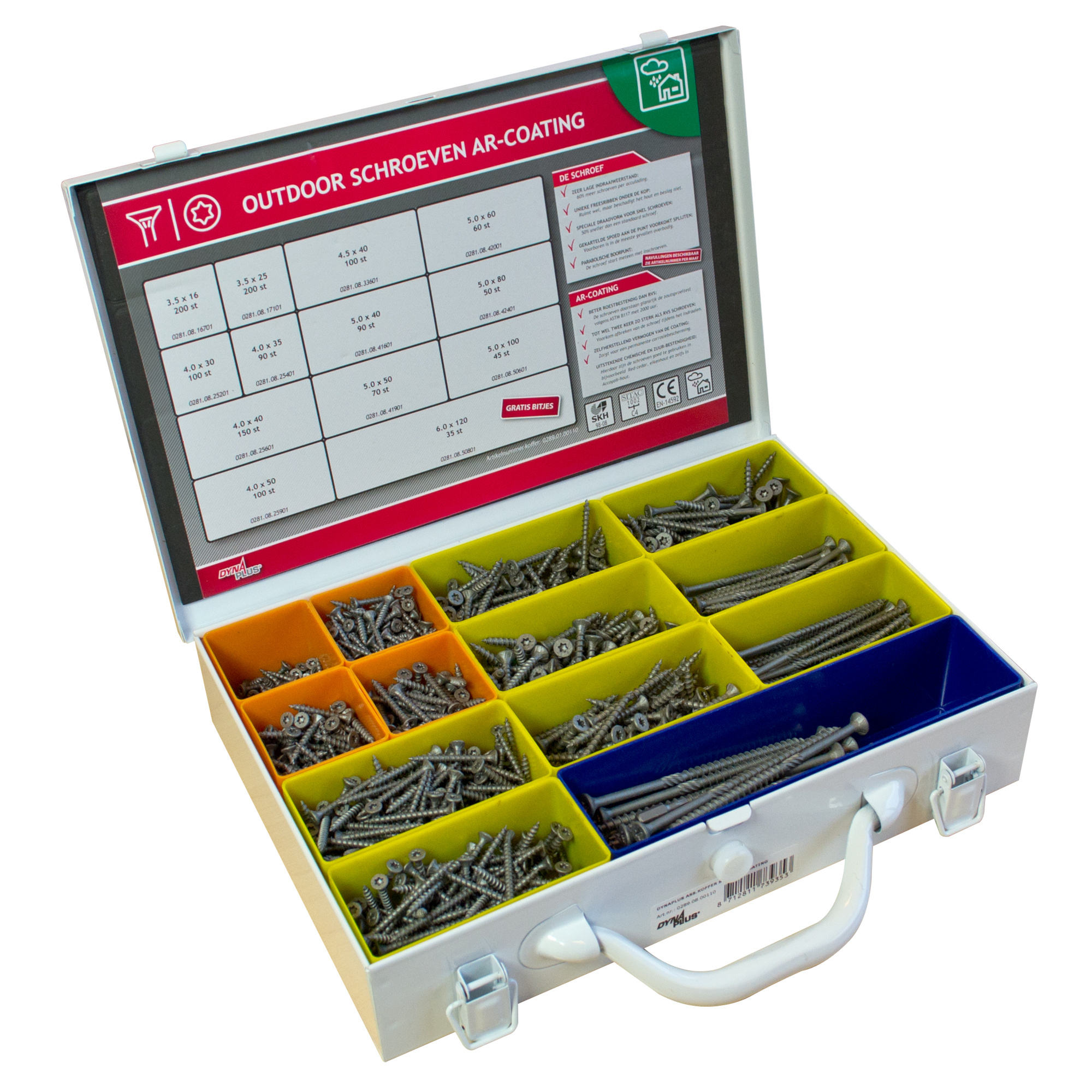 DYNAPLUS ASS.KOFFER STAAL OUTDOOR AR-COATING TX