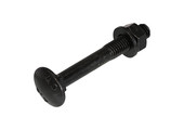 Blackline  Slotbout+Moer+SluitRing HCP Zwart M6X40 - 25 stuks