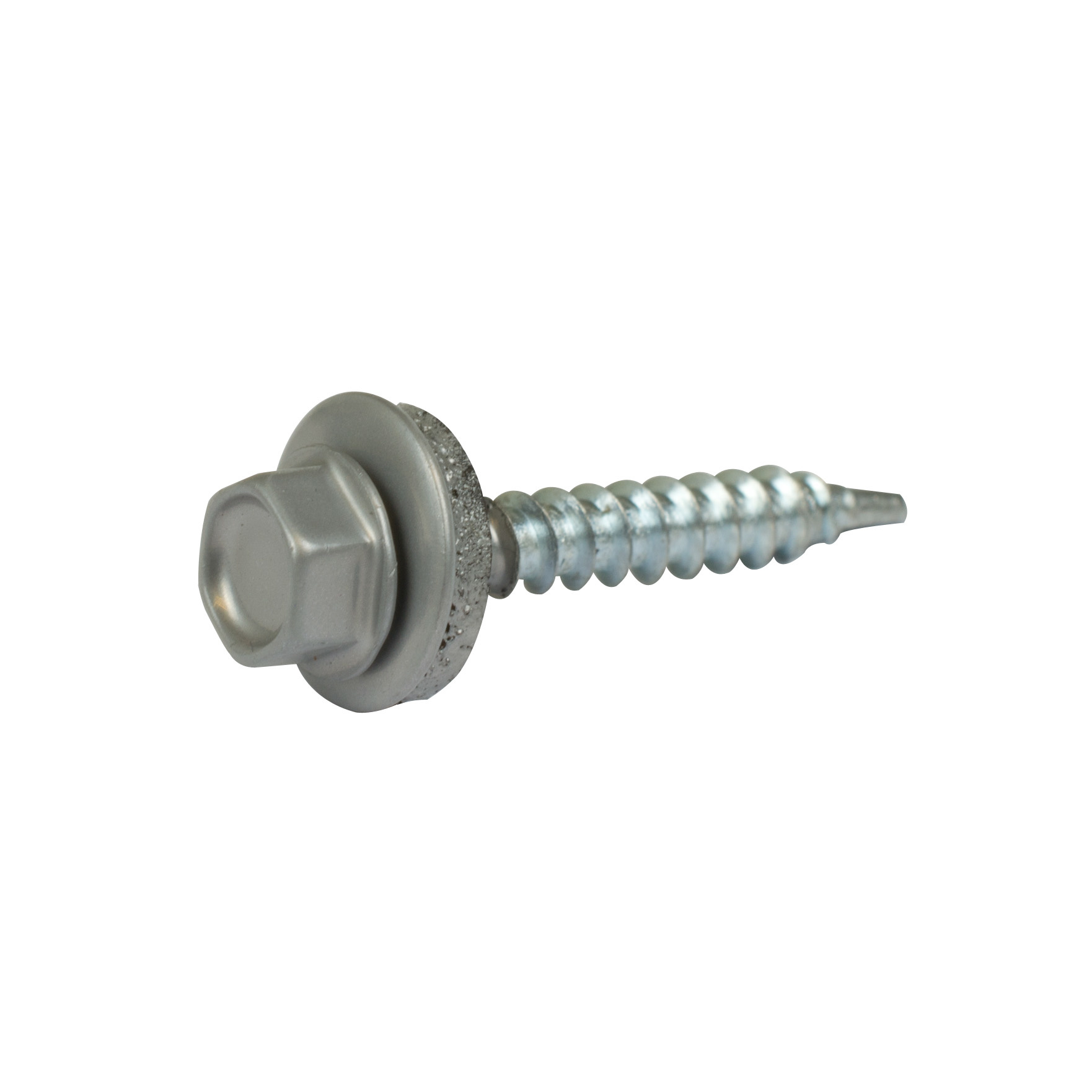 DAK&GEVEL PROFIELPLAATSCHROEF VZ BLANK ALUMINIUM RAL9006 4.9X35   (50)