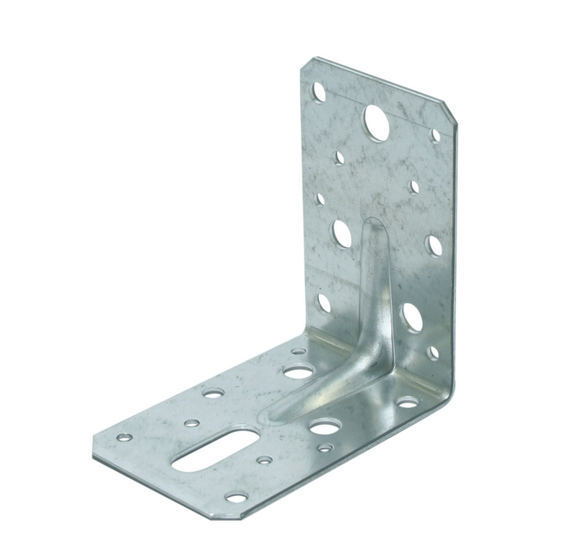 Hoekanker met ril 90x90 mm  Sendzimir Verzinkt - 1  st.