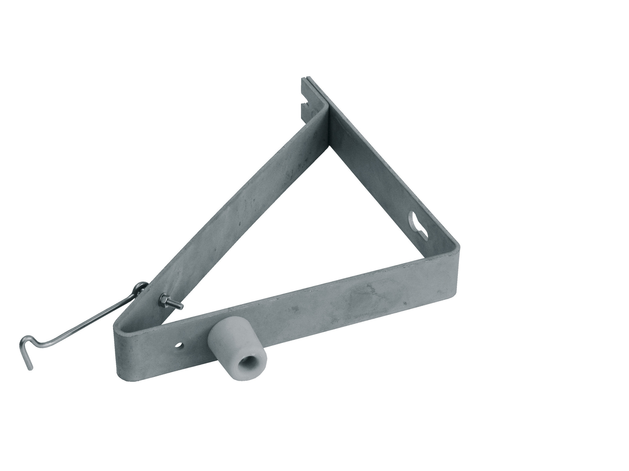 Deuropvangbeugel haaks compleet 275x250x330  40x4 TV - 1 stuk