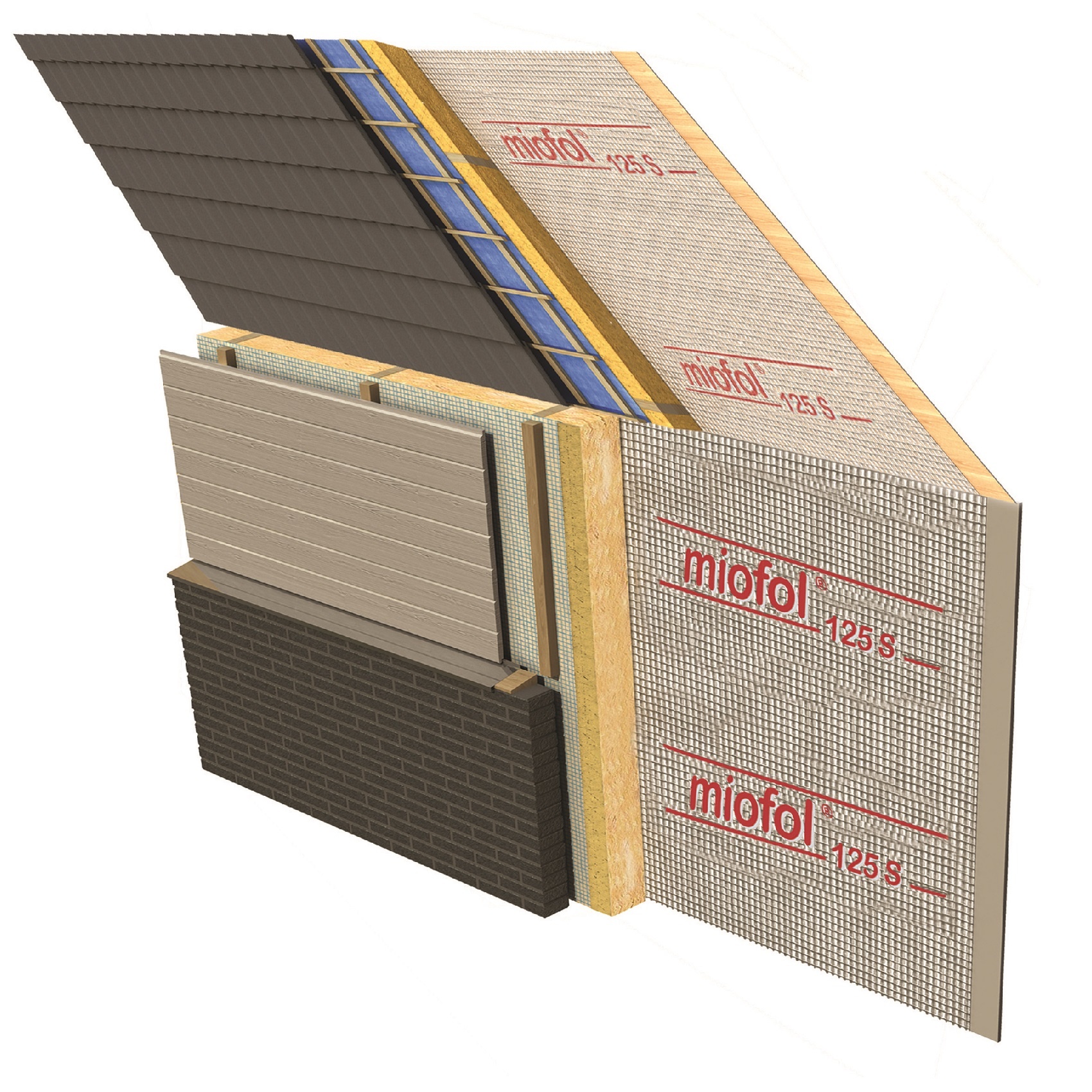 Miofol Dampremmende folie 125S 2.00 x 50 m