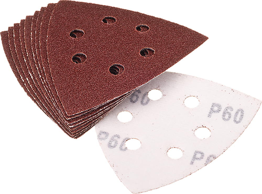 Qblades schuurpad driehoek k60 geperforeerd 10 st.