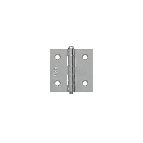 Axa klepscharnier ronde hoeken gegalvaniseerd 51 x 51 mm