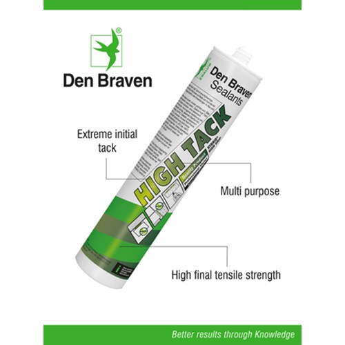 Den Braven HIGH TACK Zwart - 290 ml