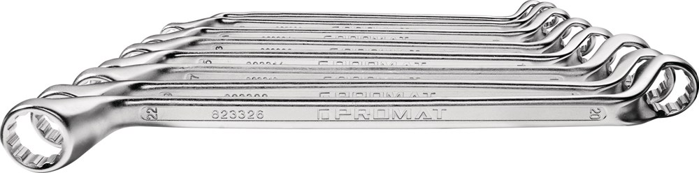 Ringsteeksleutelset  6X7-22  8 delig