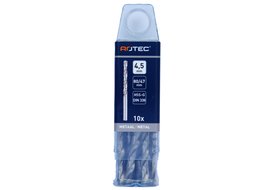 Rotec HSS-G Spiraalboor DIN338 type N  4,5 mm  10 st.